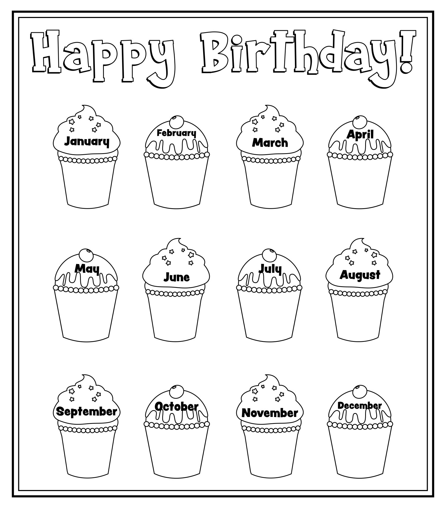 free printable cupcake template pdf