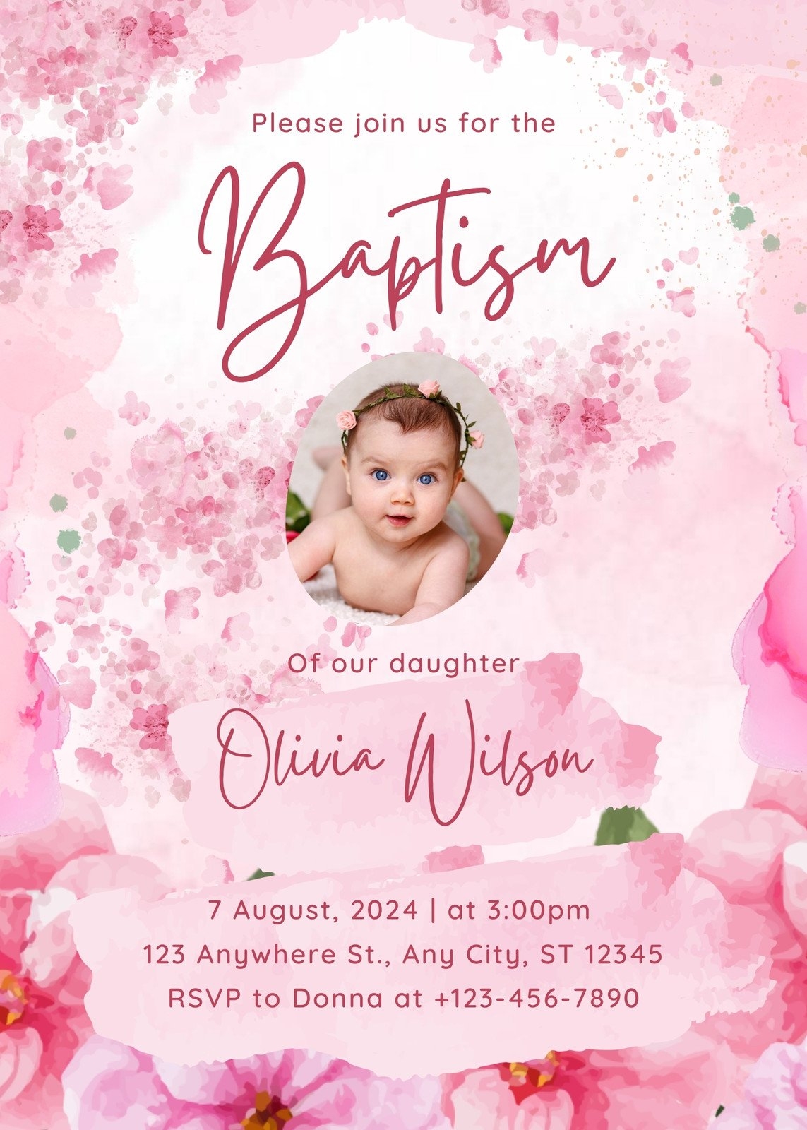 printable baptism invitation template