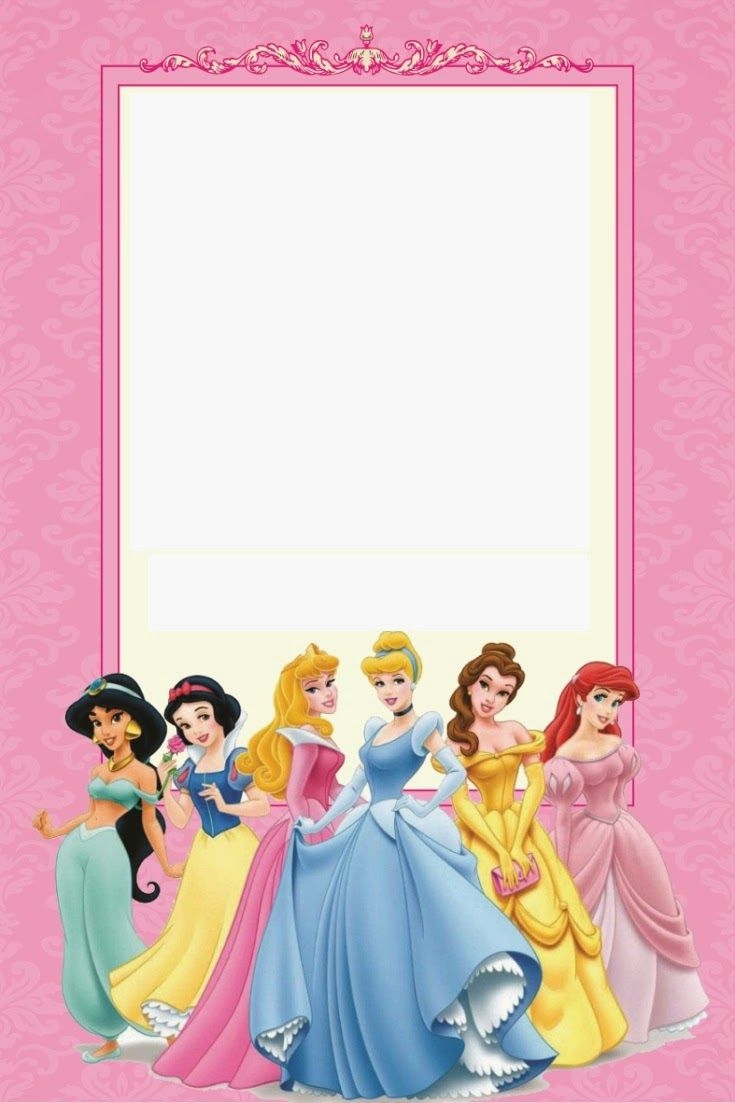 princess birthday invitations template free