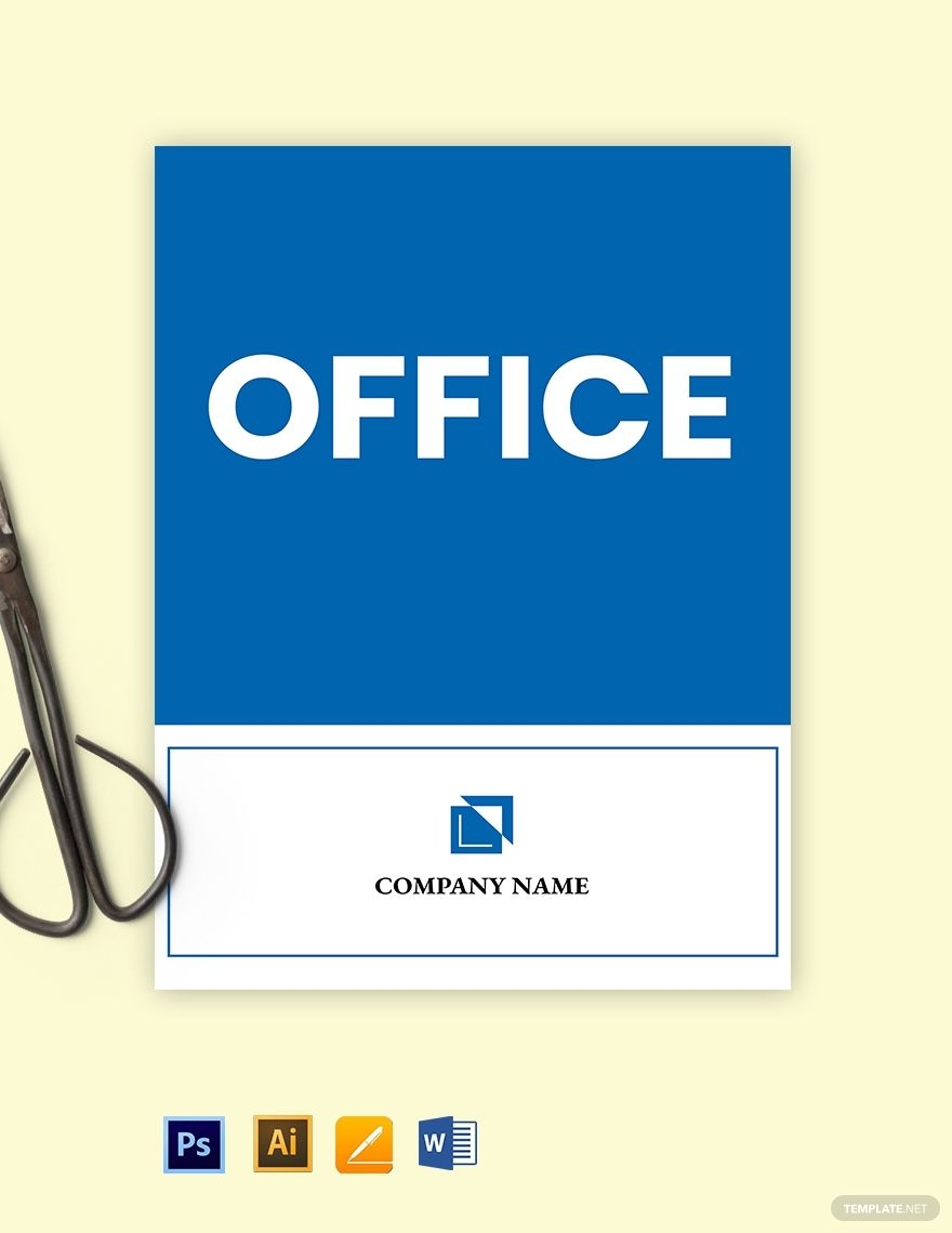 free printable door sign template