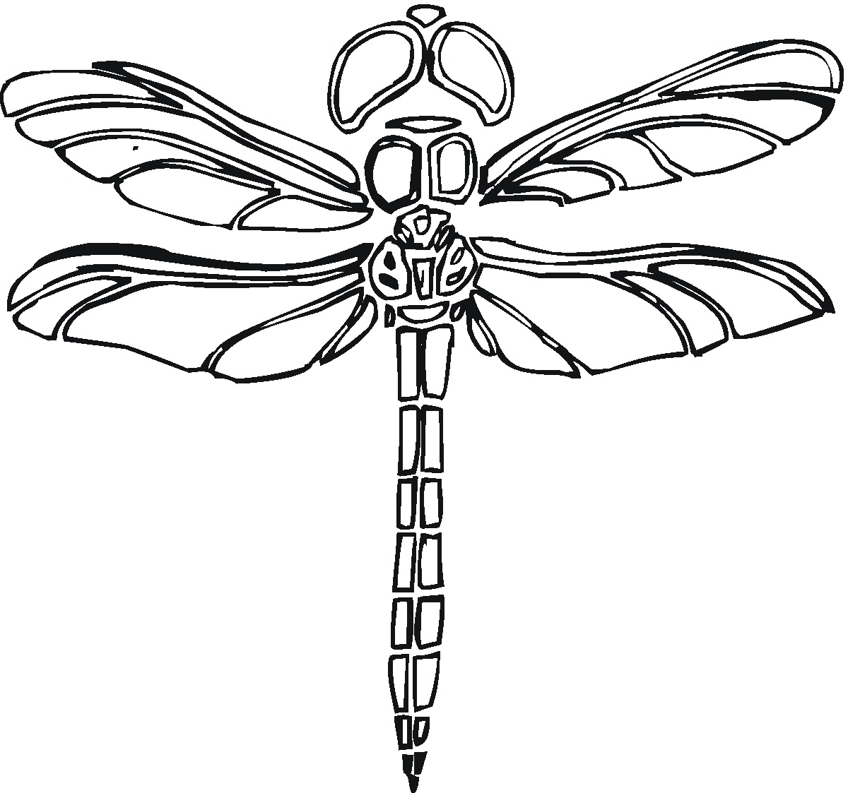 Dragonfly Coloring Pages