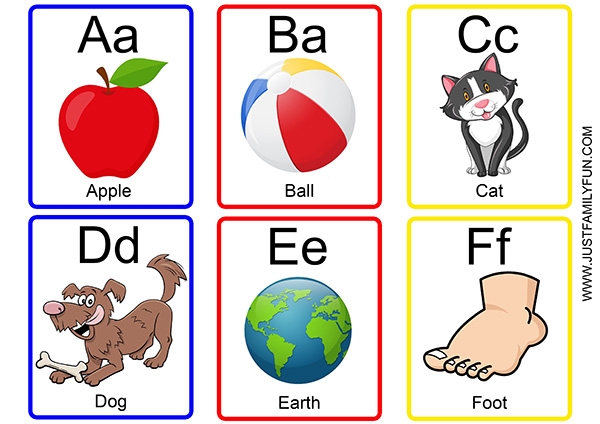 Free Printable English Alphabet Flashcards For Kids Worksheets Library