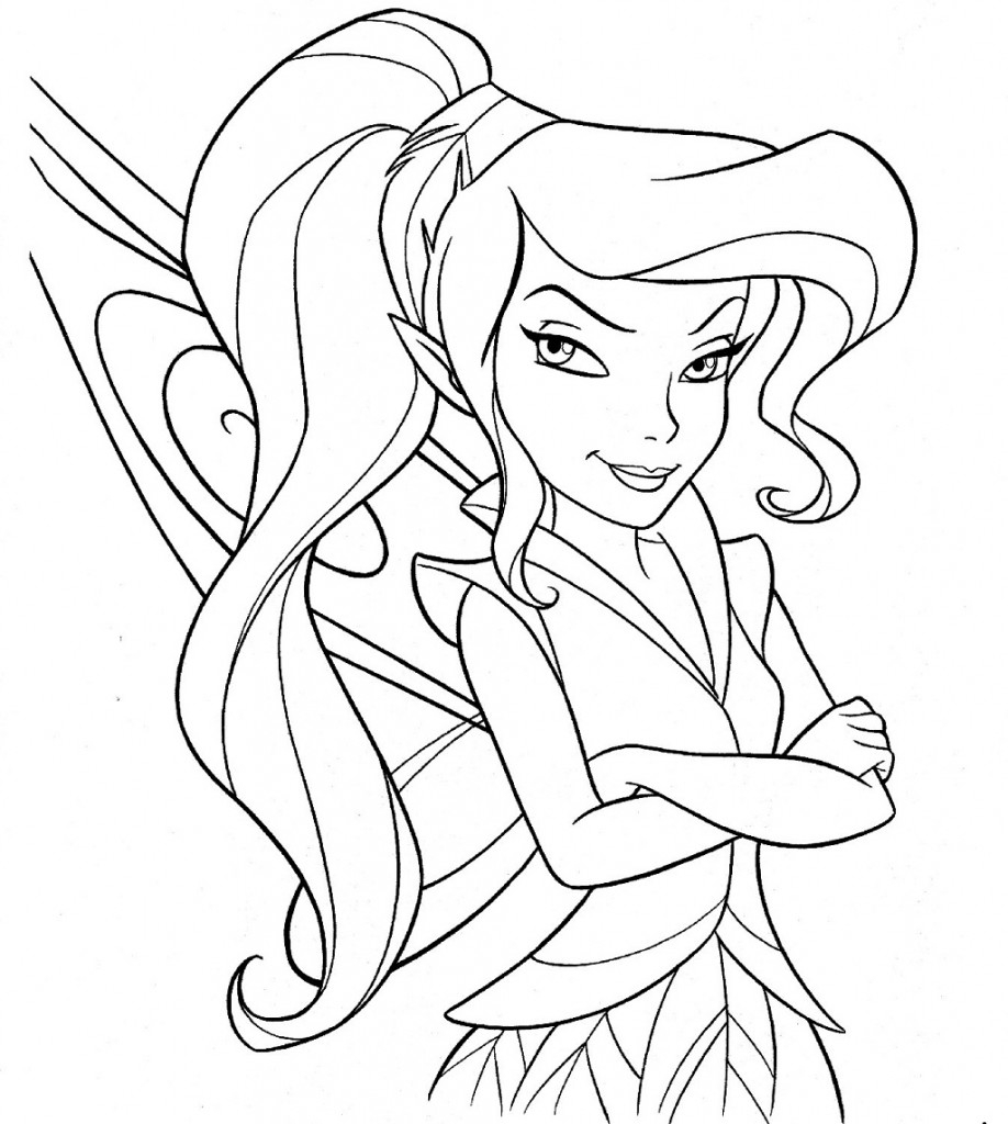 fairy free coloring pages
