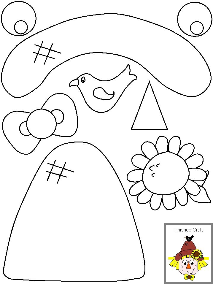 free printable fall craft templates