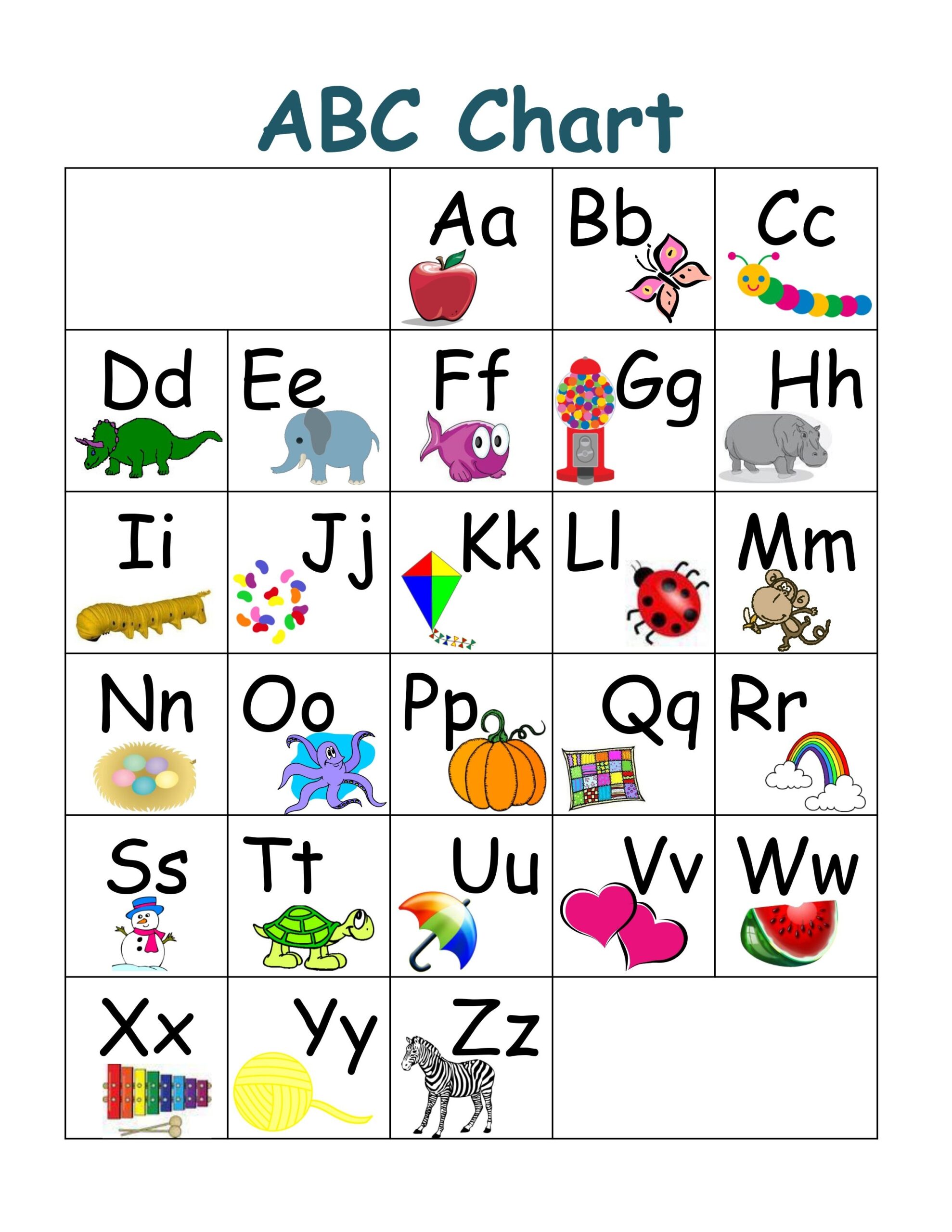 alphabet printables cards