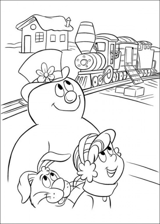 Free Printable Frosty The Snowman Coloring Pages Best Coloring Pages 