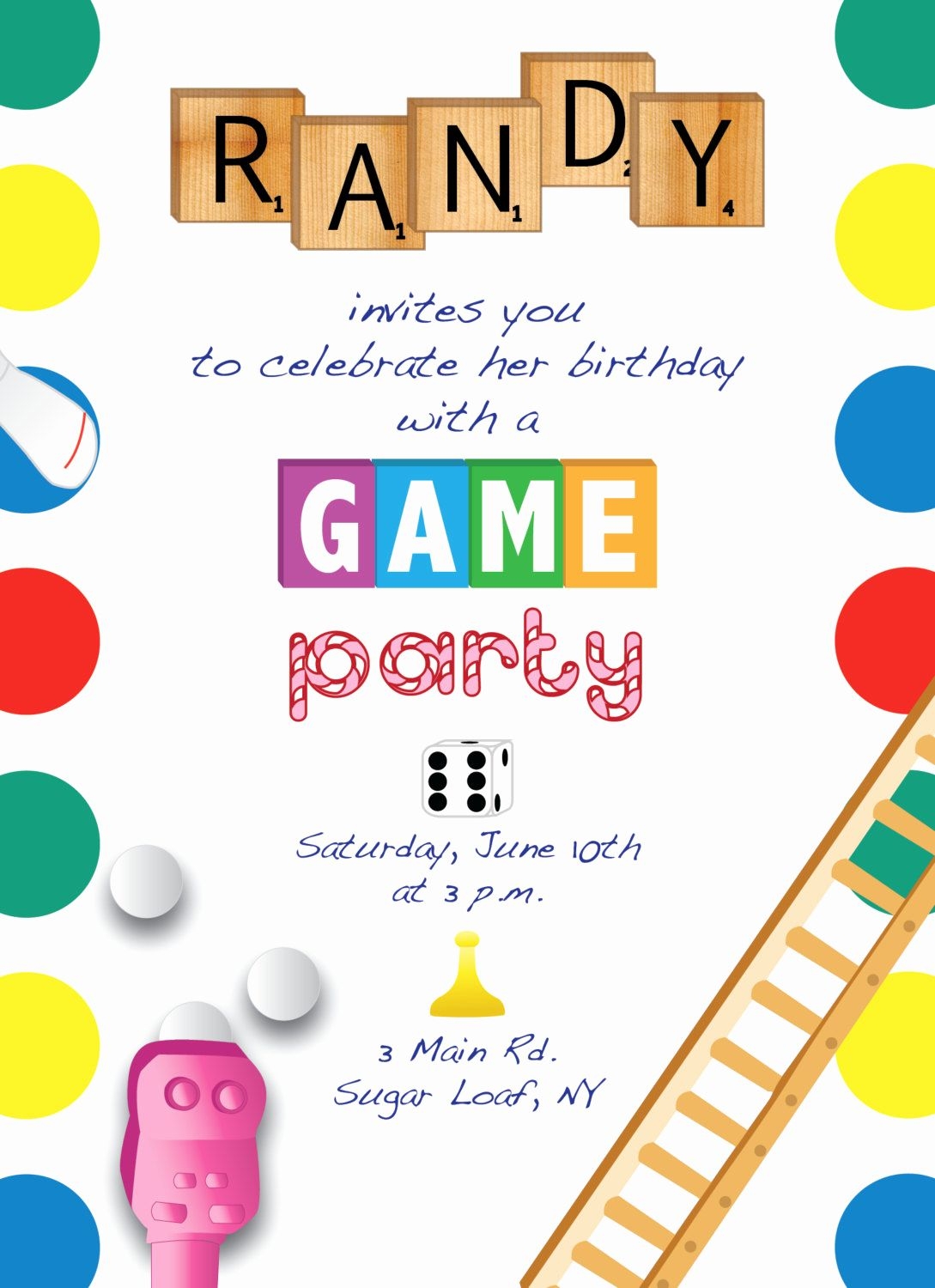 Free Printable Game Night Invitation Template Printable Templates