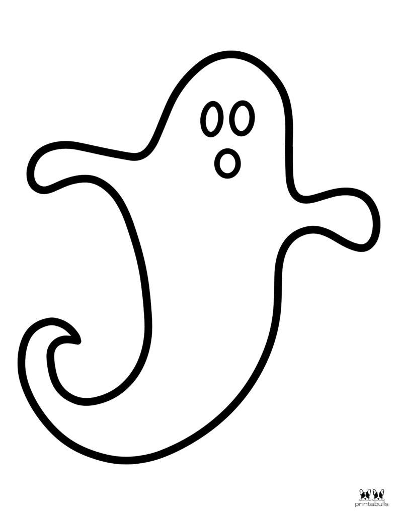 Halloween Ghost Coloring Pages