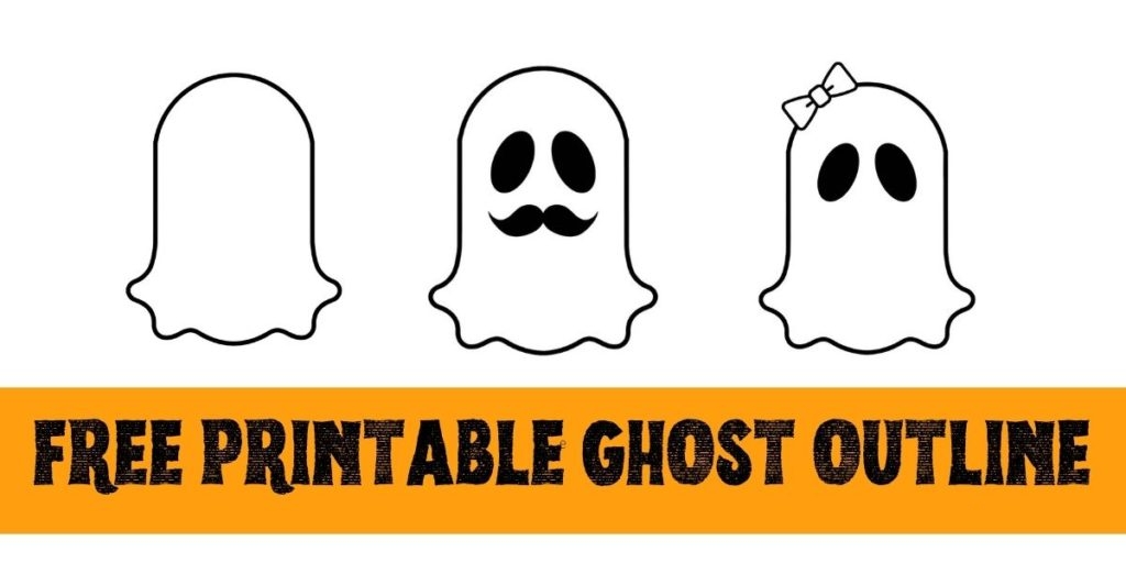 Free Printable Ghost Template OriginalMOM