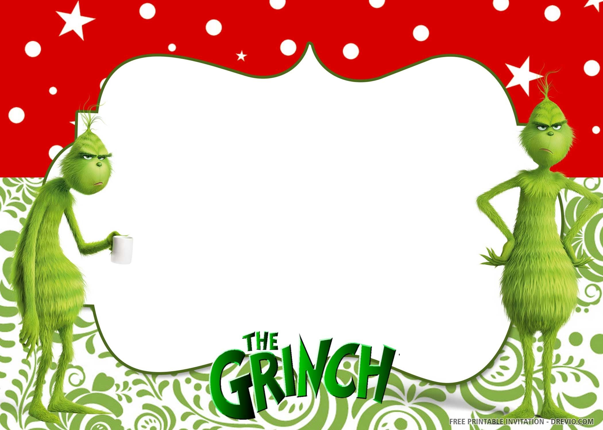 free printable grinch templates