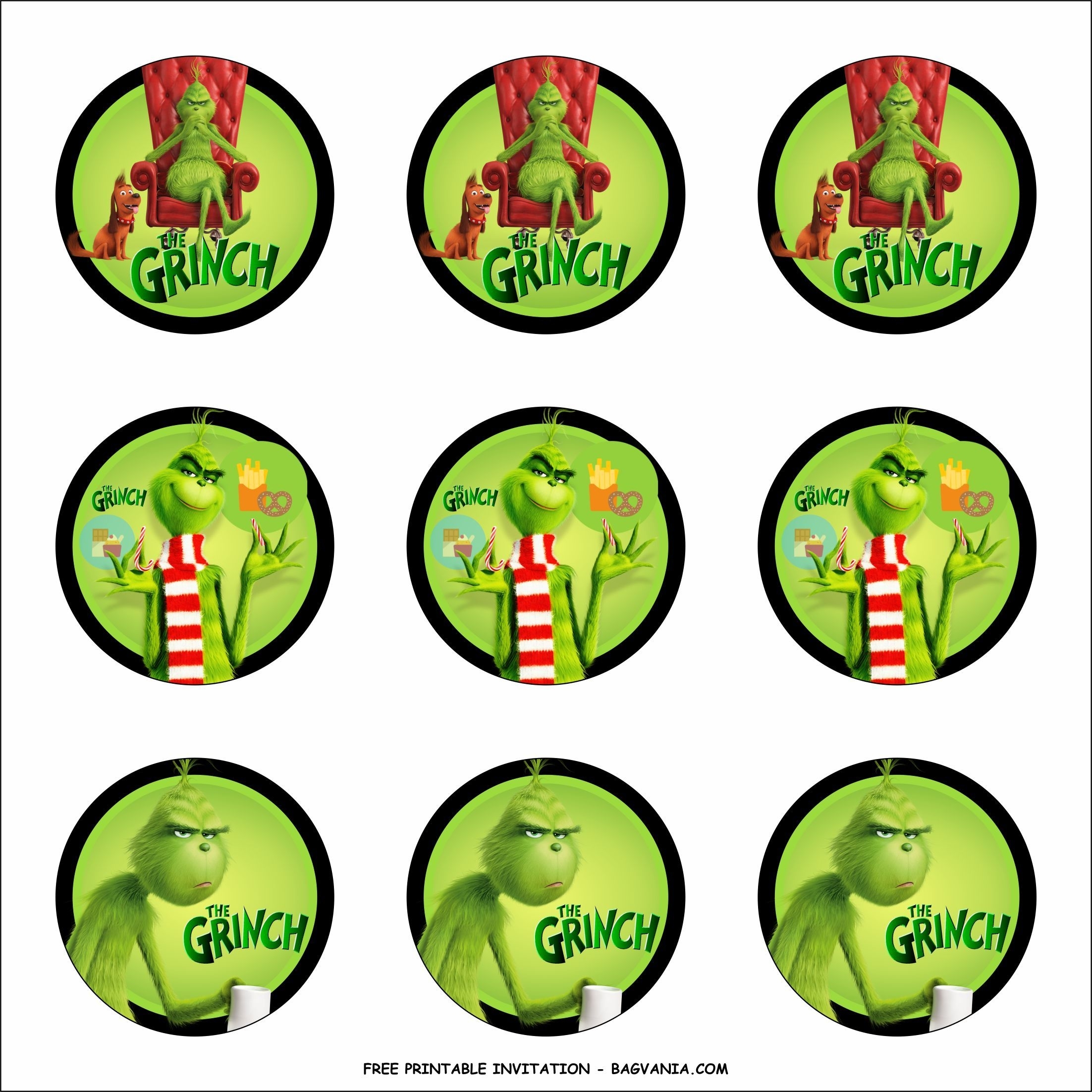 free printable grinch invitation template