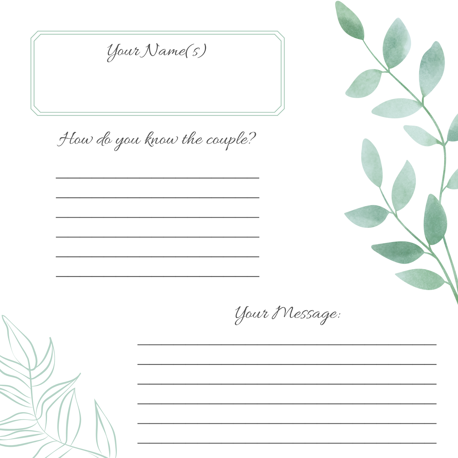 Free Printable Guest Book Sign Template Printables Template Free