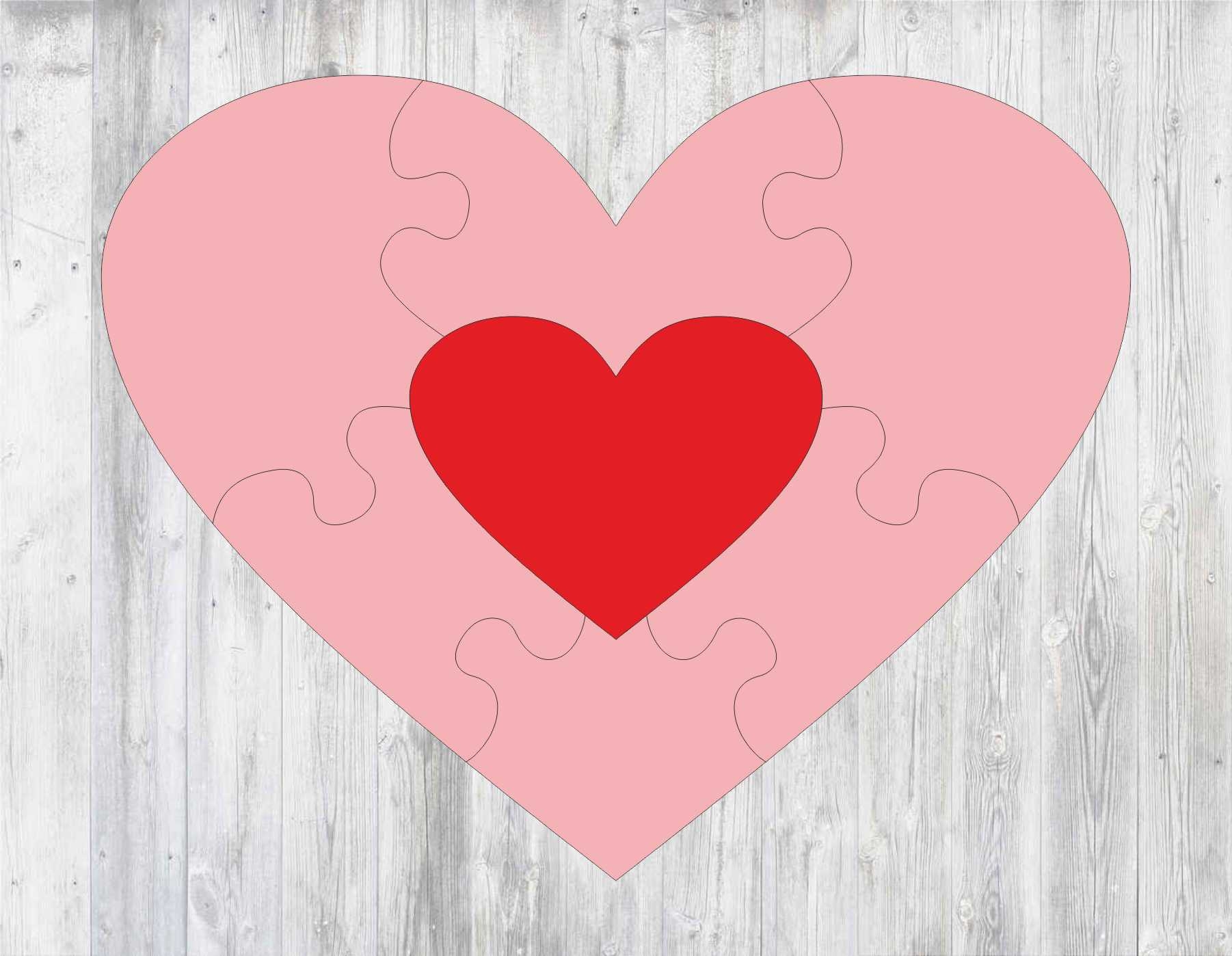 Free Printable Heart Puzzle Template Download Free Printable Heart 