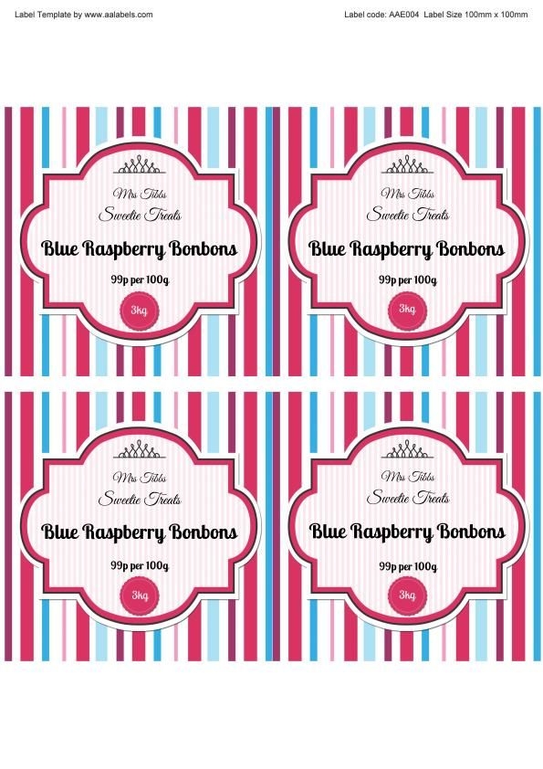 free printable jar labels template