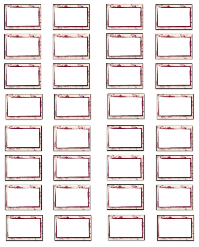 free printable jar labels template word
