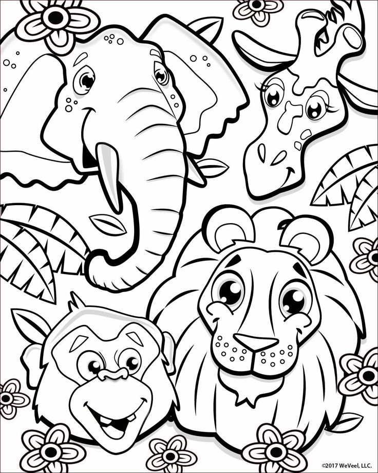 Free Printable Jungle Animals Images