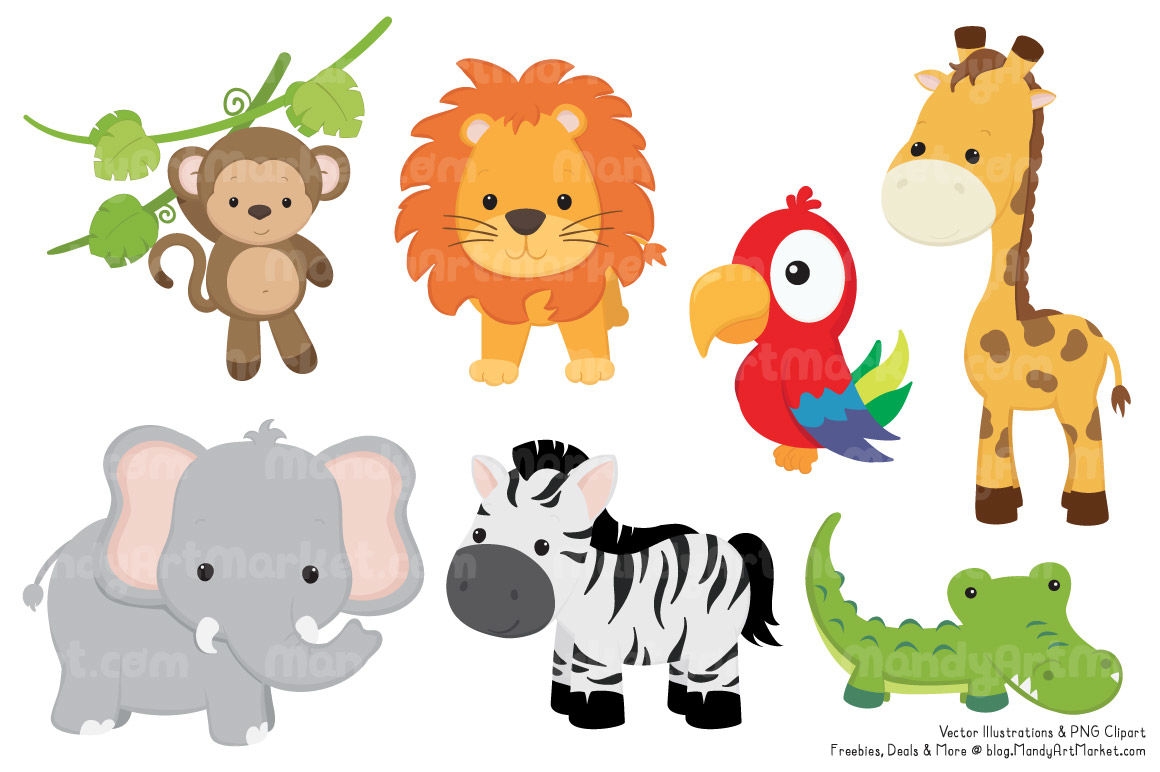 free printable pictures of jungle animals