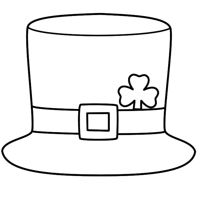 Free Printable Leprechaun Hat Template Printable Templates