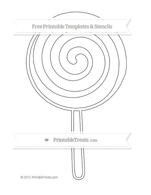 Free Printable Lollipop Template Printable Word Searches