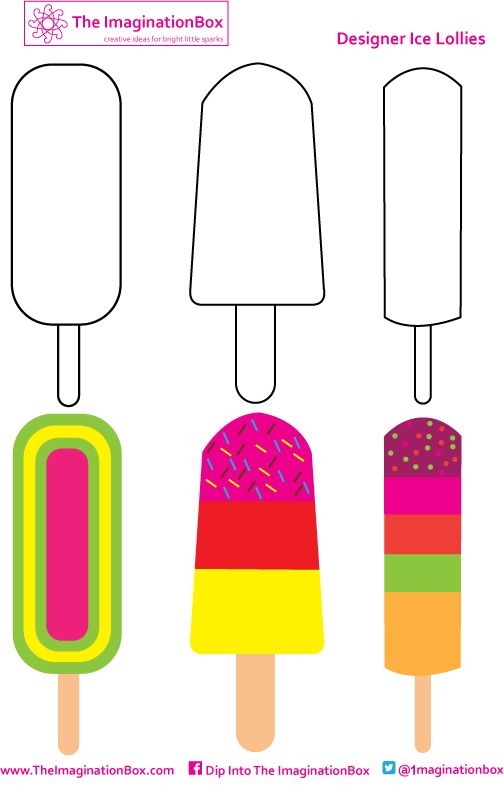 free printable lollipop template
