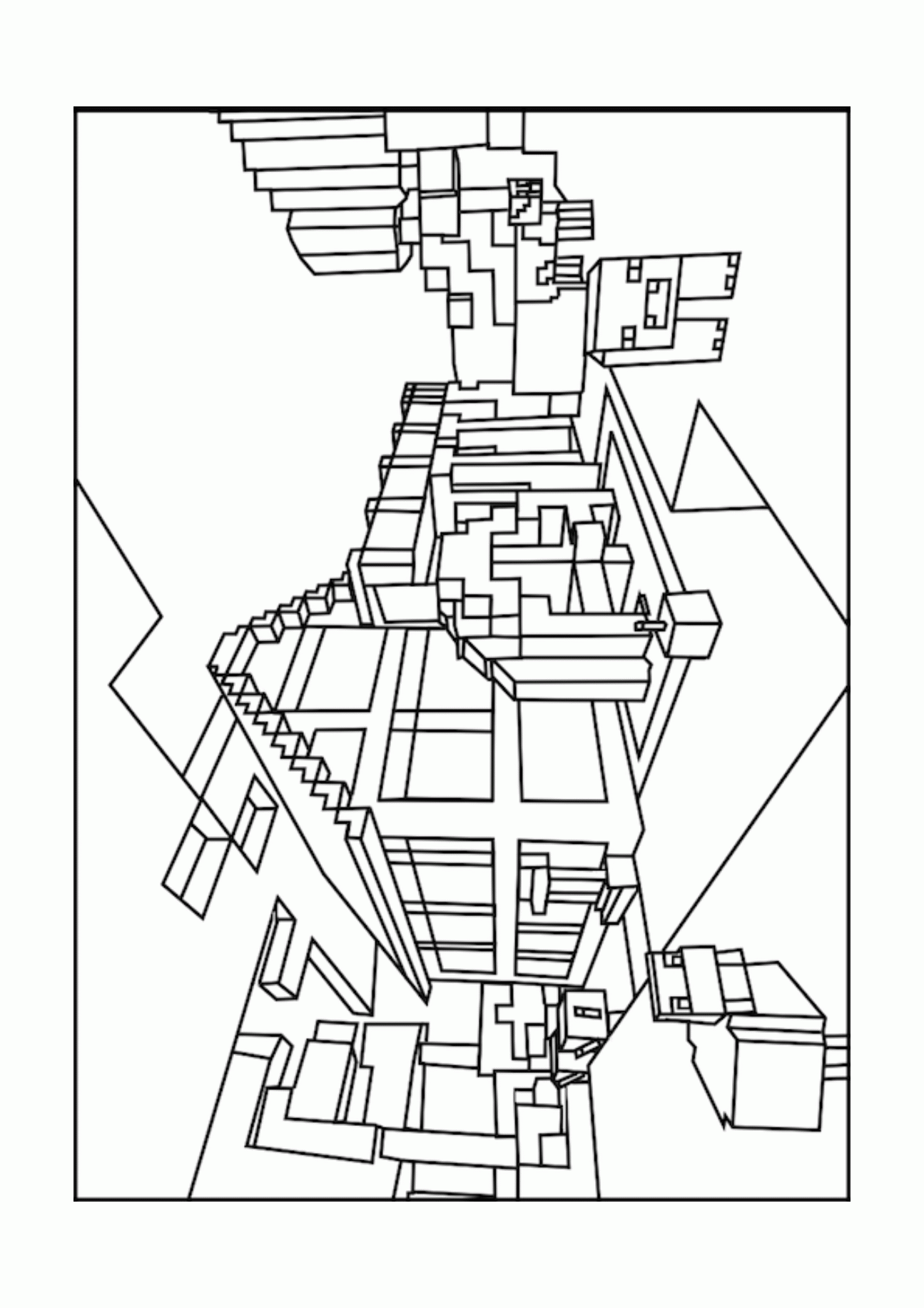 Minecraft Coloring Pages Printable Free