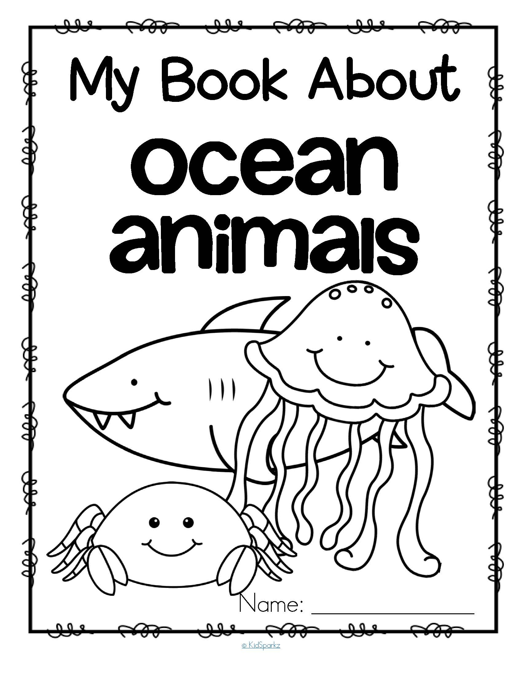 Free Printable Ocean Animals Worksheets Printable Calendars AT A GLANCE
