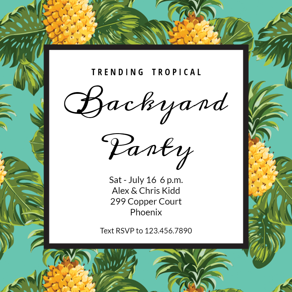 Free Printable Pineapple Invitations Free Printable