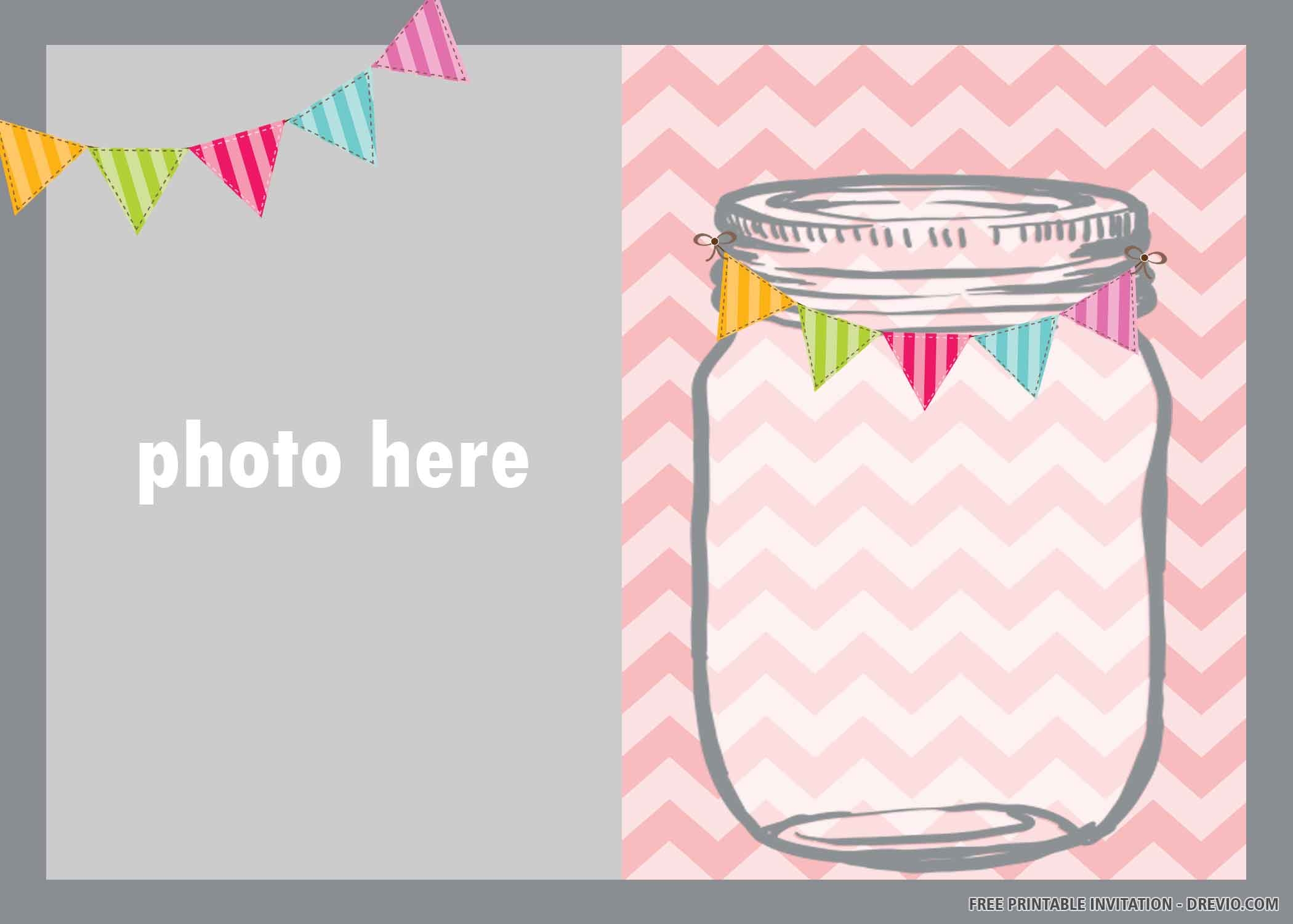 pink lemonade invitation template