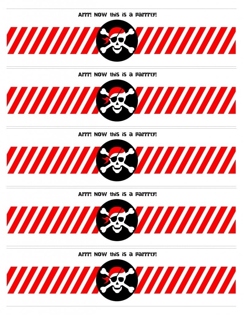 Free Printable Pirate Party Invitations Templates
