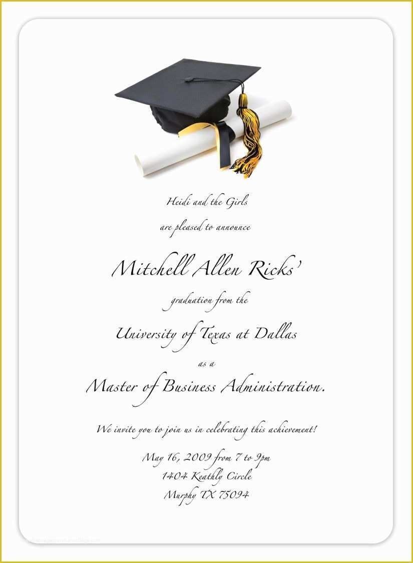 preschool graduation invitation templates free