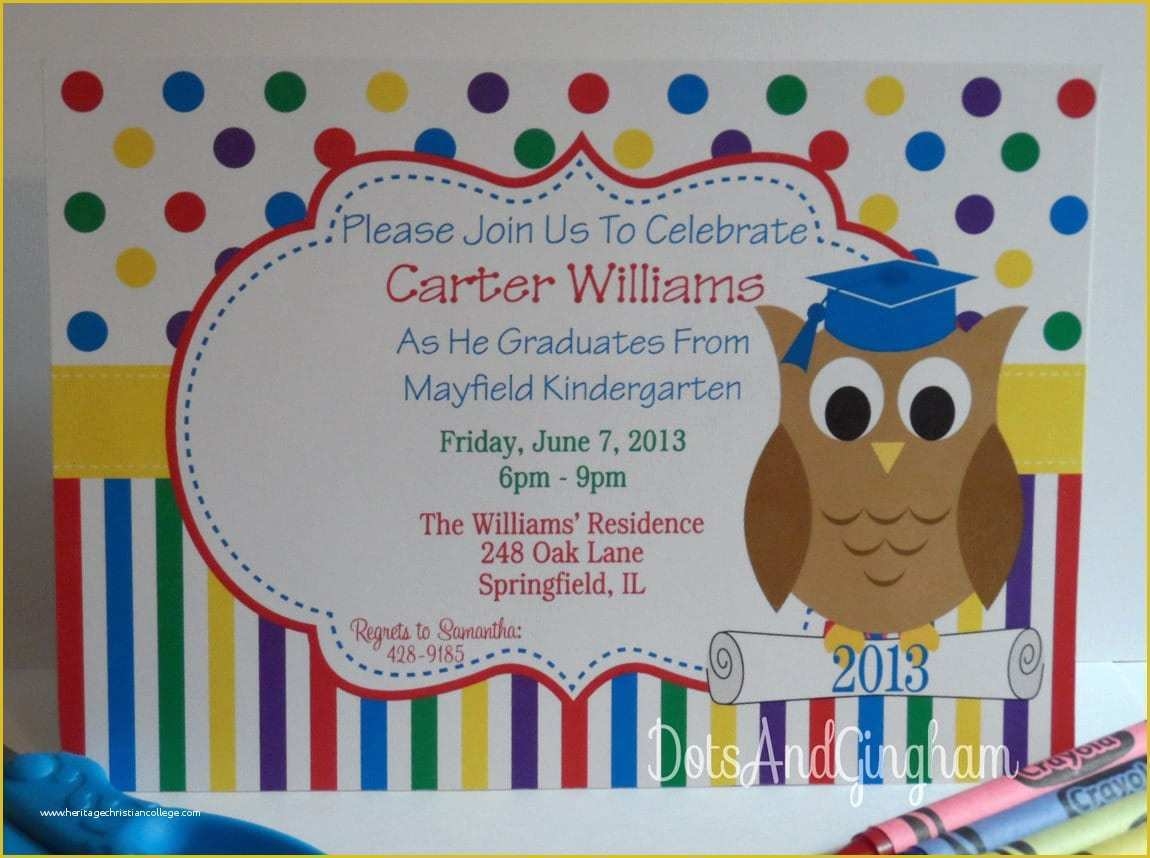 Free Printable Preschool Graduation Invitation Templates Of Preschool 