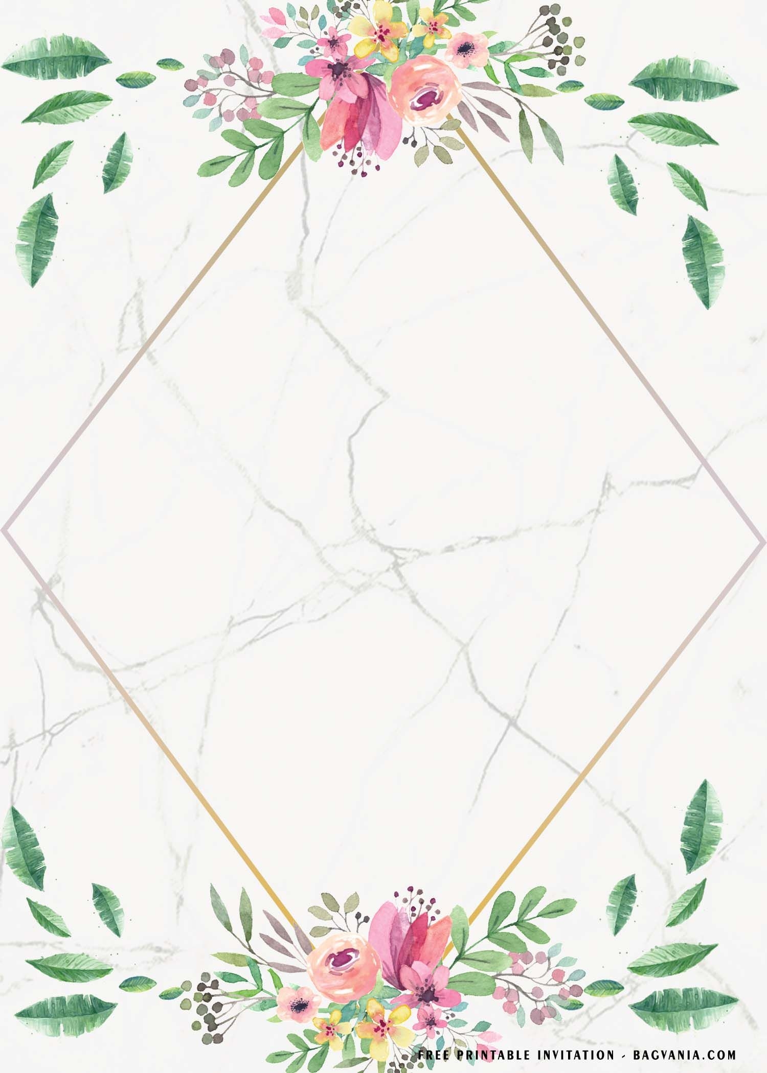 pretty invitation templates