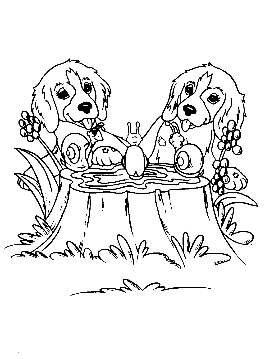 Coloring Pages Puppies