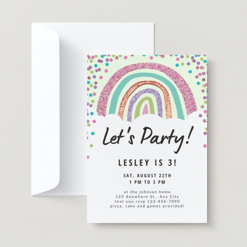 Free Printable Rainbow Invitations Download Free Printable Rainbow 