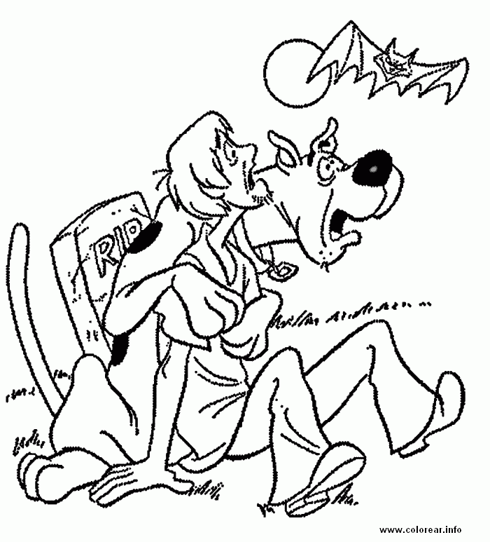 Free Printable Scooby Doo Coloring Pages Coloring Home