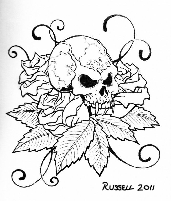Free Printable Skull Coloring Pages Coloring Home