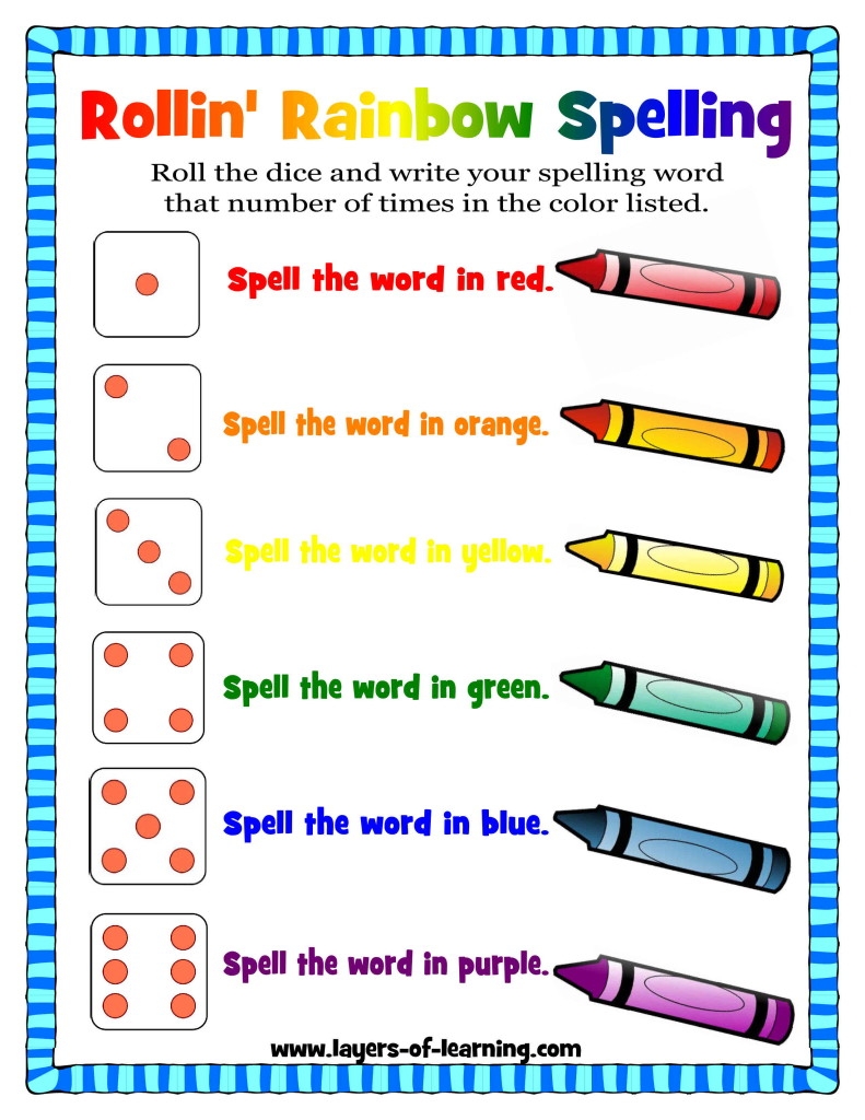 year 1 spelling games printable