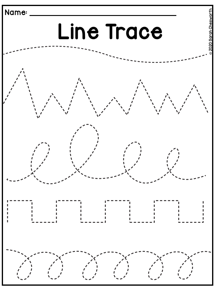 printable tracing worksheets pdf free download