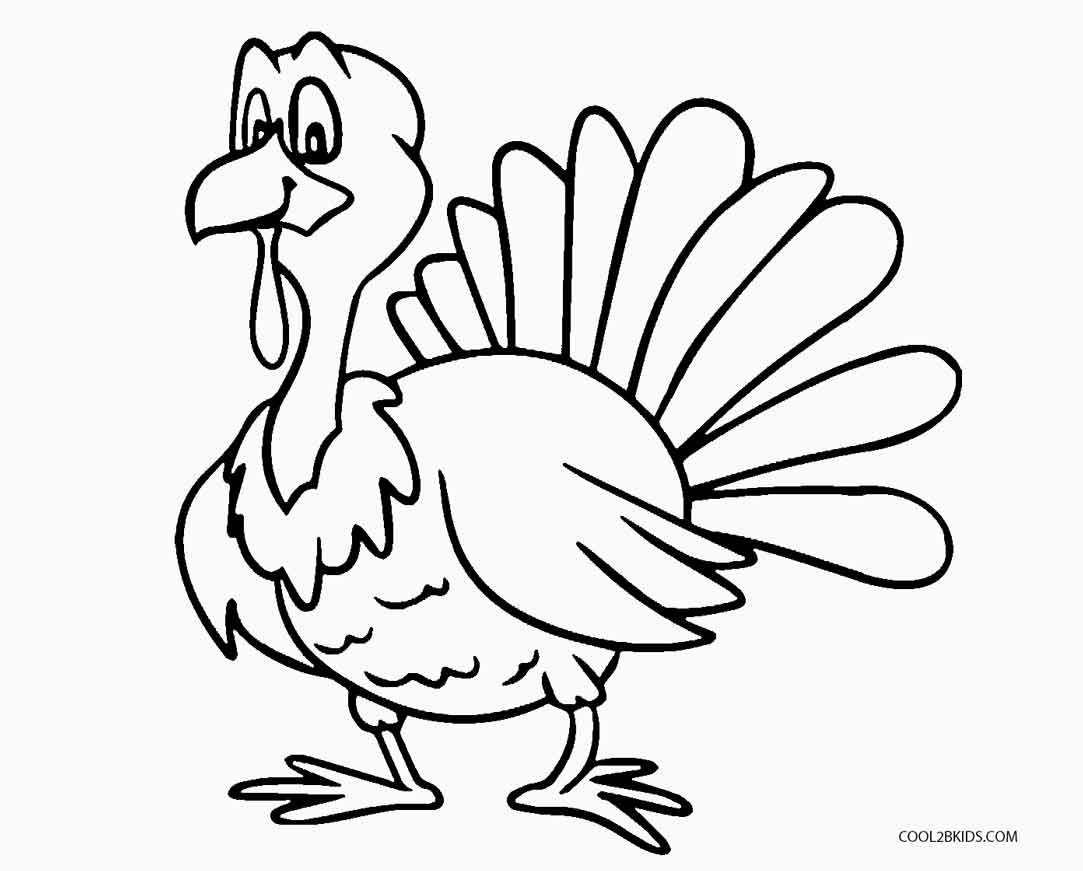 Free Printable Coloring Pages Of Turkeys