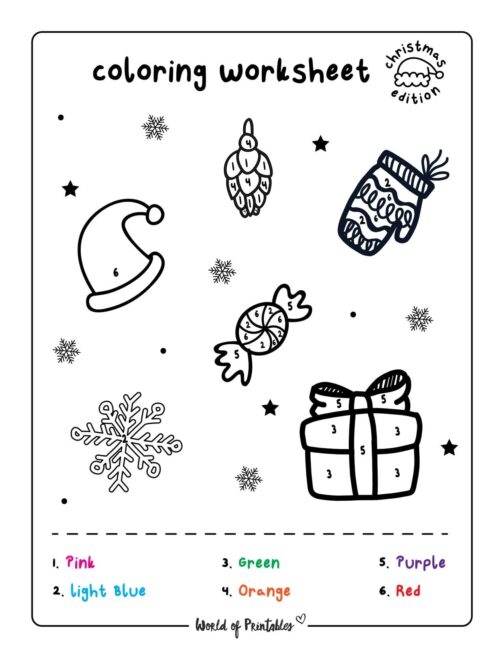 xmas worksheets