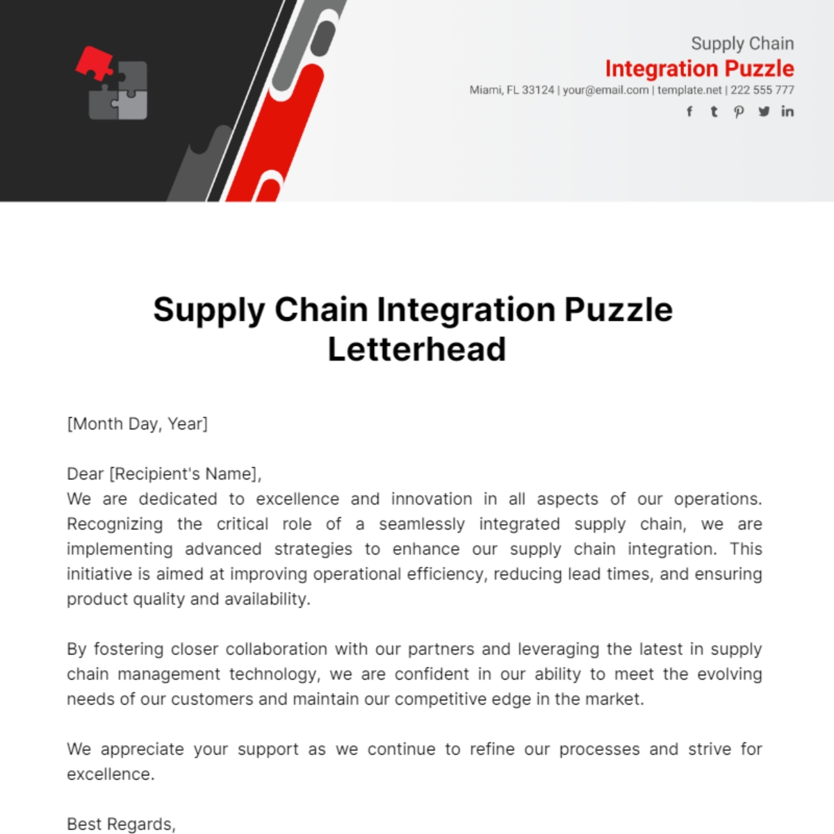 FREE Puzzle Templates Examples Edit Online Download Template
