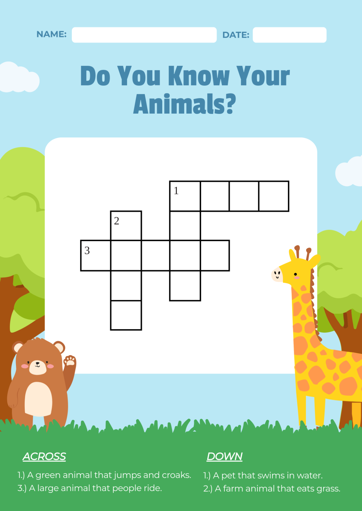 FREE Puzzle Templates Examples Edit Online Download Template