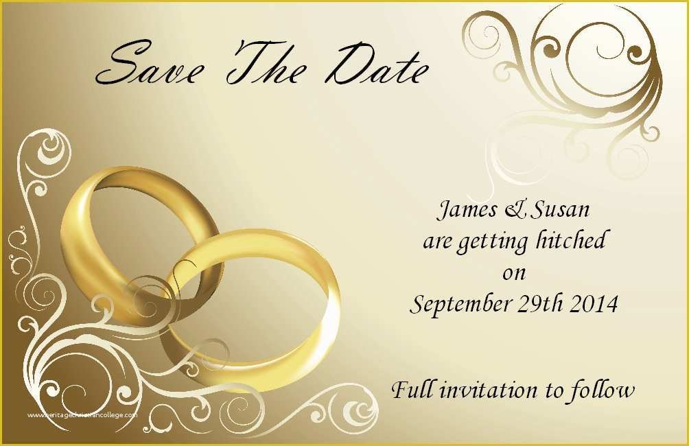 save the date wedding invitation templates free download