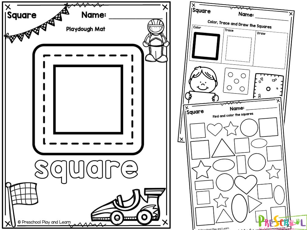 Free Square Worksheet Preschool Download Free Square Worksheet