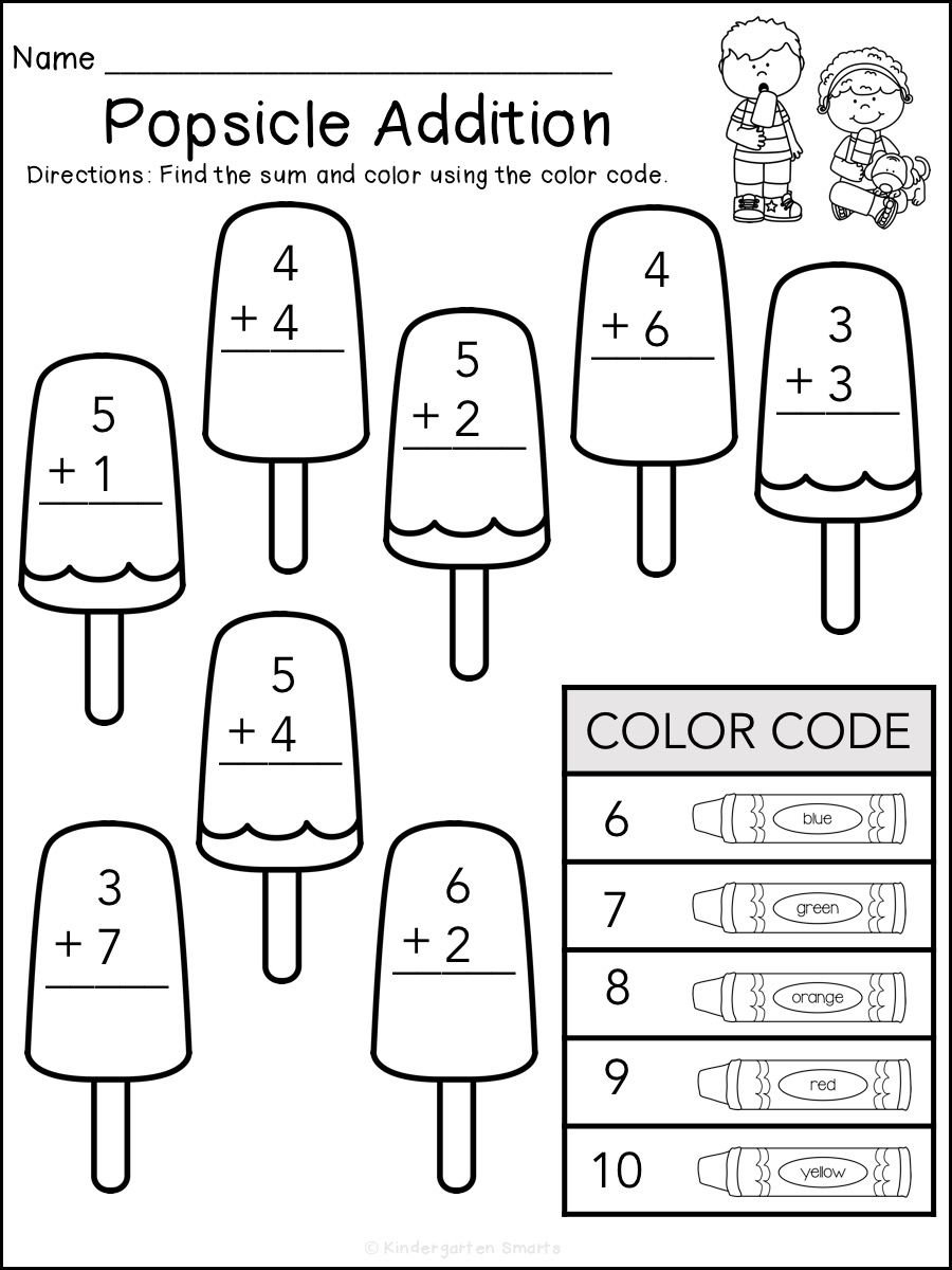 Free Summer Math Worksheets 1st Grade 1st Grade Math Worksheets