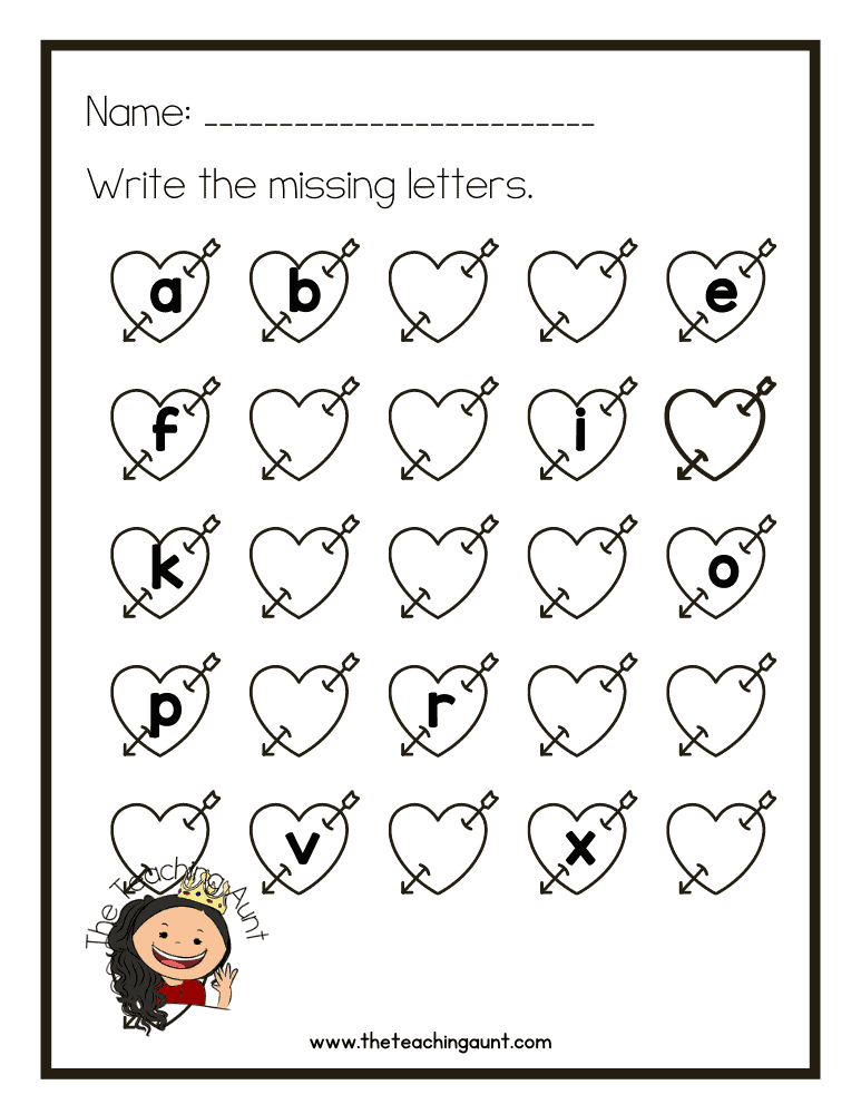 Free Valentine Worksheet For Preschool Download Free Valentine 