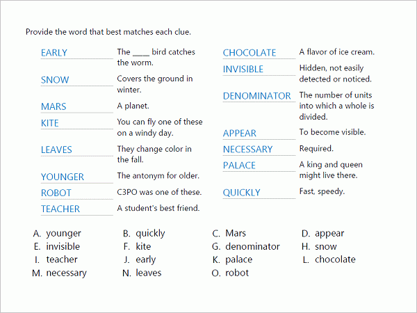 Free Vocab Worksheet Generator Download Free Vocab Worksheet Generator 