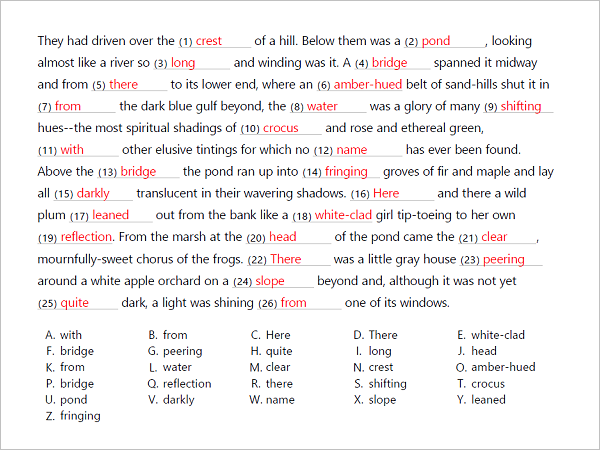 vocab worksheet generator