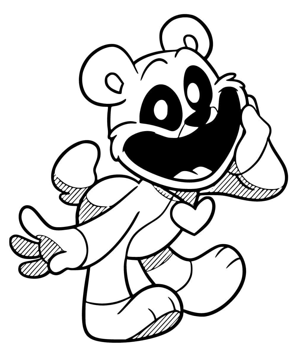 Frowning Critters Coloring Page