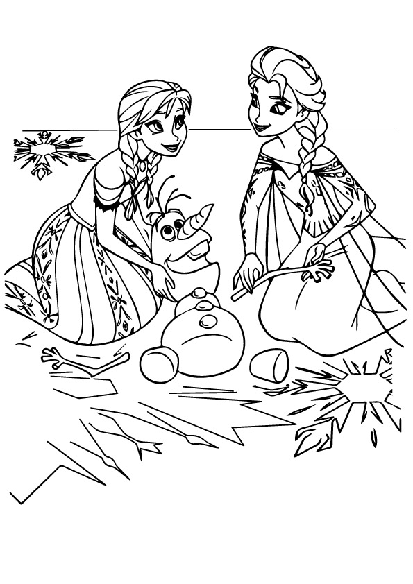 Frozen Elsa Anna Coloring Pages Books 100 FREE And Printable 